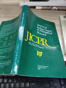 JOURNAL OF INDIAN COUNCIL OF PHILOSOPHICAL RESEARCH  外文书  看图