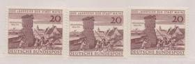 德国邮票A，1962年美因茨建成2000周年，古代市容，一枚价