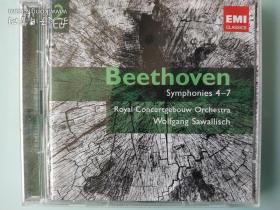 EMI 贝多芬 4-7交响曲/沃尔夫冈·萨瓦利希（2CD）