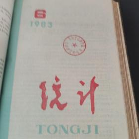 统计 1983年1-12期 精装合订本