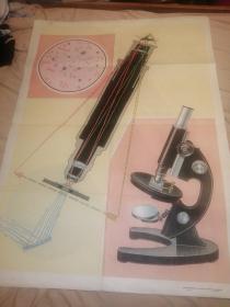 光学仪器和原子结构 1套7张1958 1版787X1092