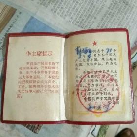 中国共产主义青年团团员超龄纪念证