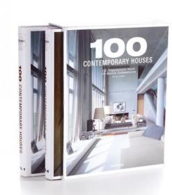 100 Contemporary Houses  当代建筑百佳 Taschen全集 两巨册 有函套 重5公斤 汇集了过去十年来全球100个最有趣和具有开创性的房屋，其中包括约翰·鲍森（John Pawson），理查德·迈耶（Richard Meier），坂茂（Shigeru Ban）