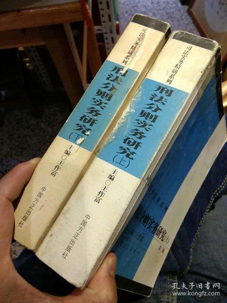 【2003年版本2本一套】刑法分则实务研究 上下册 第二版 王作富   中国方正出版社 9787801077110【鑫文旧书店欢迎,量大从优】