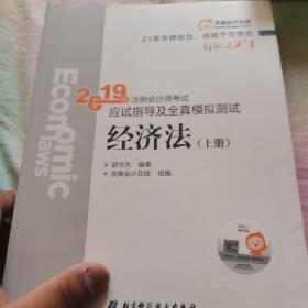 注会会计职称2019教材辅导东奥2019年轻松过关一《2019年注册会计师考试应试指导及全真模拟测试》经济法（上下册）