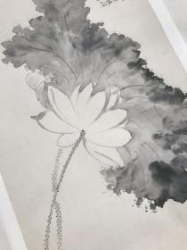 周之冕-仿陈道复花卉。纸本大小31.2*686.25厘米。宣纸原色微喷印制。