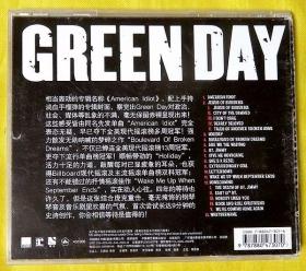 CD             GREEN DAY（绿日乐队）《AMERICAN IDICT（美国白痴）——格拉美奖最佳摇滚专辑》2005（单碟）