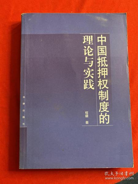 中国抵押权制度的理论与实践