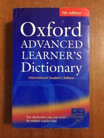 英国进口全新原装辞典 OXFORD ADVANCED LEARNER\'S DICTIONARY 7th 牛津高阶学习词典第7版带光盘