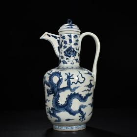 明宣德青花龙纹执壶