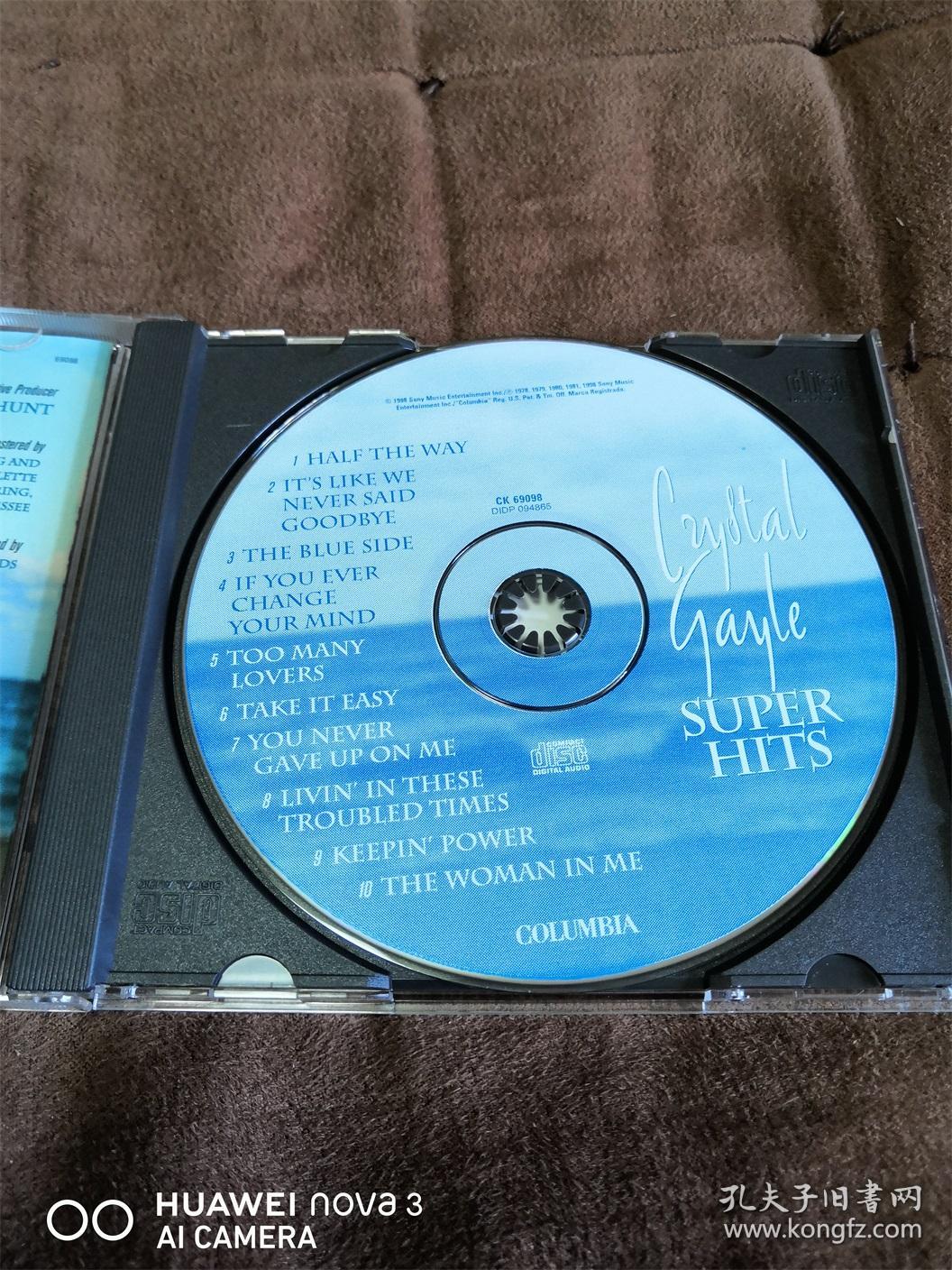 CD唱片 COLUMBIA 长发姝-超级精选/CRYSTAL GAYLE-SUPER HITS  美首版