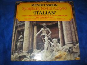 MENDELSSOHN SYMPHONY NO.4IN A,OP.90 ITALIAN