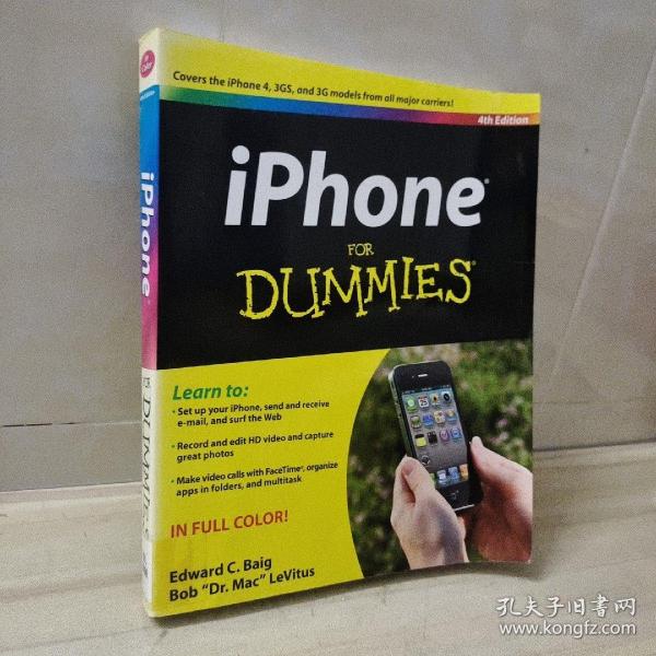 IPhone For Dummies  苹果手机iPhone 傻瓜书