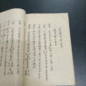 珍稀线装手抄本：取吉明镜。内容丰富，字体漂亮。堪称书法作品。成书时代应该是民国。内容有男冠女笄，嫁娶凶日总图，逐月嫁娶吉日，结婚吉日月，逐月下定结婚吉日，造床法，逐月作灶吉日，逐月造牛栏吉日，逐月分居各爨吉日，逐月合寿木吉日，逐月动土吉日，逐月入山伐木吉日，逐月起工驾马吉日，逐月上樑吉日等择日宝鉴。38个筒子叶76面。附一页安家仙式。