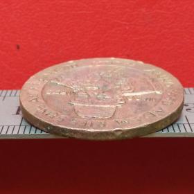 A383旧铜1550亚当雷斯的年龄1492-1559硬币铜牌铜章铜币珍藏收藏