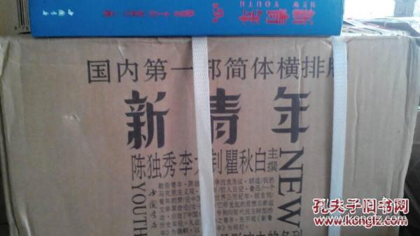 新青年（简体横排版）（陈独秀、李大钊、瞿秋白主撰、20世纪中国最具影响力的名刊、全十二册）原箱