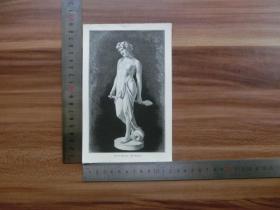 【现货 包邮】1890年小幅木刻版画《朱利叶斯·摩泽（Julius Moser）》(julius moser）尺寸如图所示（货号4010088）