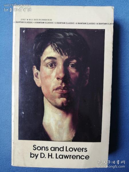 Sons and Lovers英文原版：儿子与情人（劳伦斯长篇小说，小32开平装，416页）
