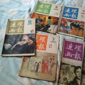 连环画报7本合售（86年2、3、7、8、10、11、12）