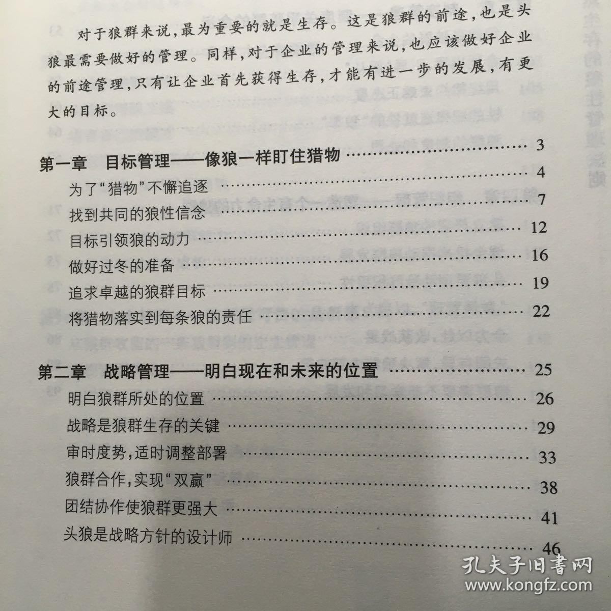 狼性管理：企业傲然生存的狼性管理法则