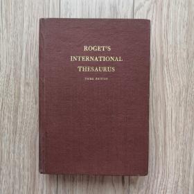 ROGET'S INTERNATIONAL THESAURUS(third edition) 罗伯特国际成语词典 英语成语词典