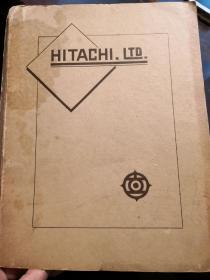 HITACHI 日立制作所 民国公司产品原理 图纸 介绍 附多张民国产品照片