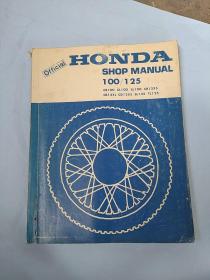 HONDA (100/125 CB100CL100 SL100 CB125J CD125S SL125TL125)SHOP MANUAL