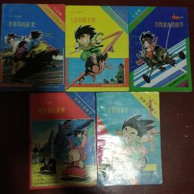 七龙珠《武林大会》1.2.3.4.5册 五册合售 日 鸟山明绘著 海南摄影美术出版社 收藏品相 私藏  书品如图