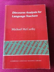 Discourse Analysis for Language Teachers