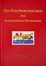 现货 德国邮票 邮票年册 2016年德国邮票年册 精装
