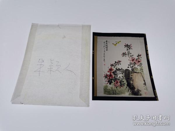 5.9彩色反转片～朱颖人～国画作品底片一张