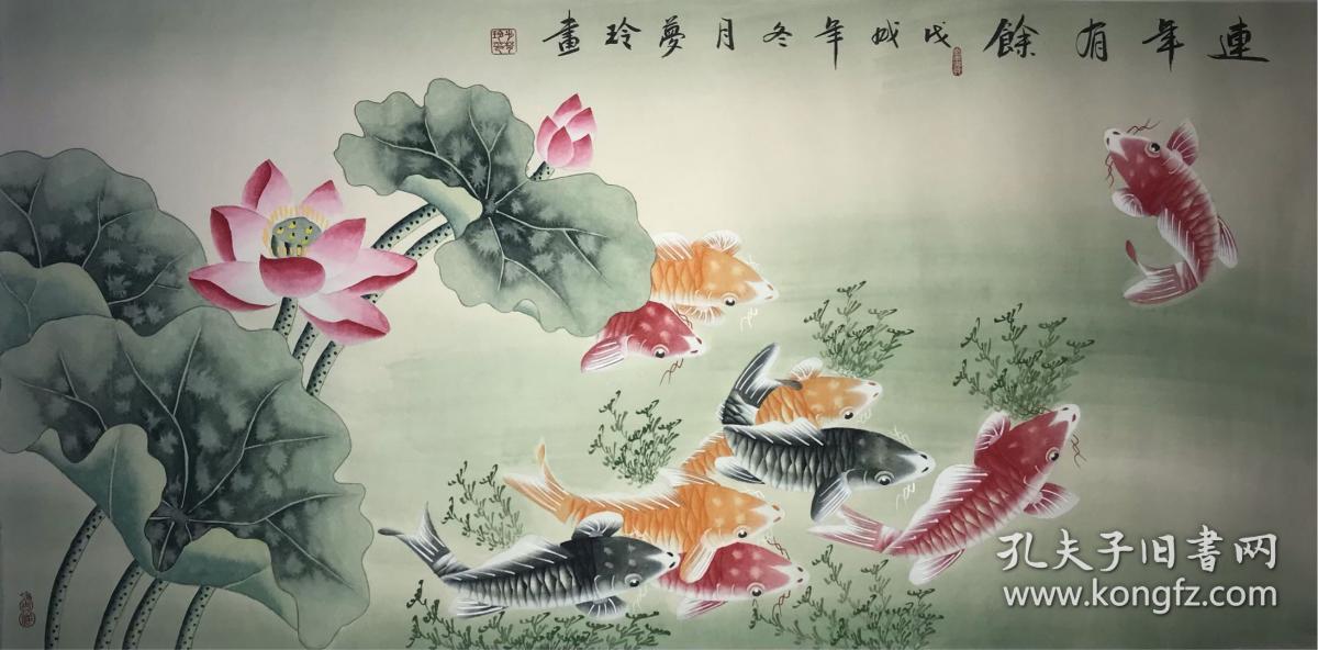 著名画家肖梦玲老师工笔精品！