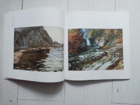 《隔江山色》朝鲜油画收藏展，丹东美术馆出品，12开全彩美术画册