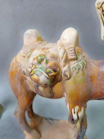 乡下收的唐三彩骆驼摆件