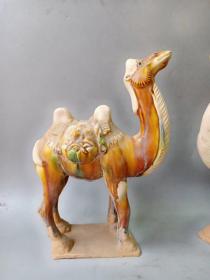 乡下收的唐三彩骆驼摆件