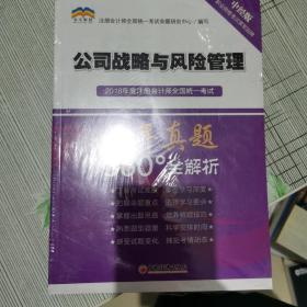 2018年度注册会计师全国统一考试历年真题360°全解析：公司战略与风险管理