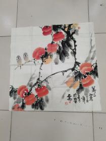 辽宁著名花鸟画家石雨4平尺软片