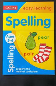 Spelling age5-6 平装 练习册 儿童英文练习册 九品