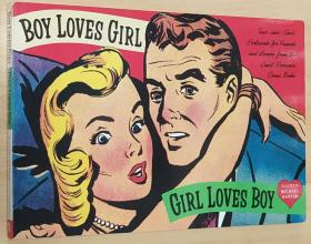 英文原版书 Boy Loves Girl, Girl Loves Boy: Tear-And-Send Postcards for Friends and Lovers from the Great Romance Comic Books by Michael Barson | 1 Feb 1992