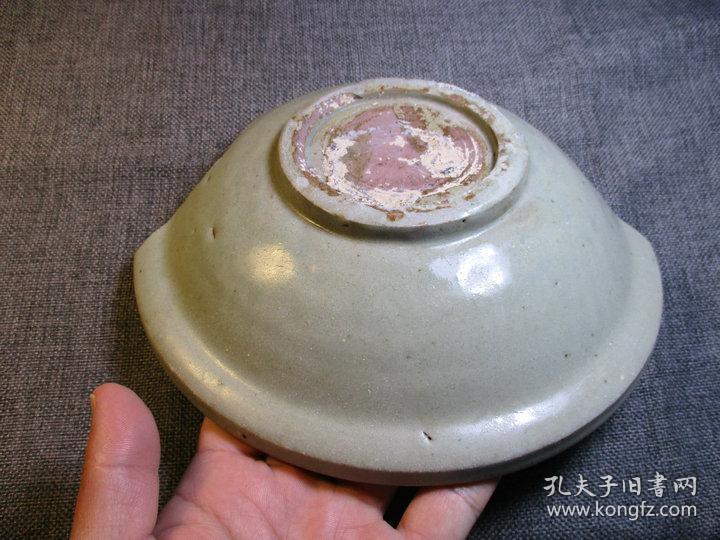 元 龙泉 碗底带暗八仙纹饰 瓷片 不错的瓷器标本