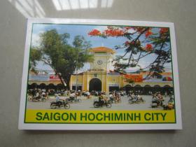 越南西贡（胡志明市）SAIGONHOCHIMINHCITY明信片：一套10枚全、品好