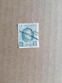 外国邮票  比利时邮票  1921年 阿贝尔国王一世
（信销票)