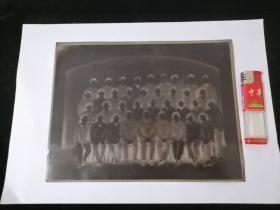 老照片底片：江苏纺校印染专业首届毕业班留影（1981年）