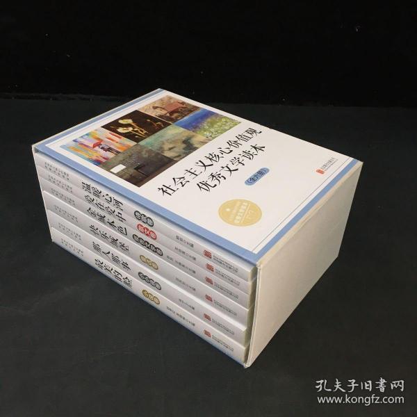 社会主义核心价值观优秀文学读本：温暖心河、爱在爱中、金城本色、快乐城堡、那人那事、最美的脸（六本全合售带函套）