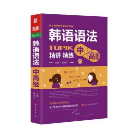 韩语语法书中高级韩国语实用语法教程TOPIK中高级韩语语法词典韩语入门自学教材