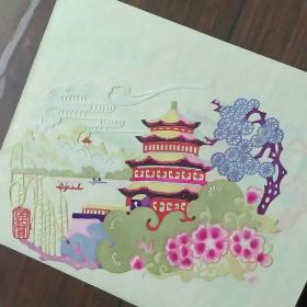 民国老剪纸《颐和园》《剪纸中的精品》