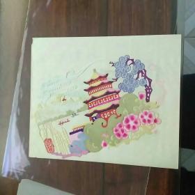 民国老剪纸《颐和园》《剪纸中的精品》