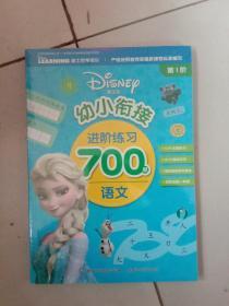迪士尼幼小衔接进阶练习700题语文全套3册学前班升一年级幼儿学拼音识汉字描红本幼儿园书籍早教入学准备书籍3-6岁幼升小必备教材
