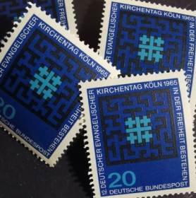 德国邮票ZA9，新教徒第12次会议（福音会），1全，一枚价