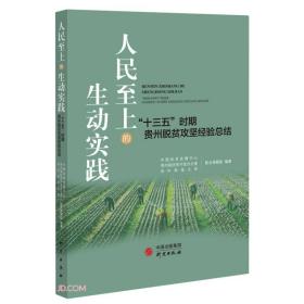 【全新正版】人民至上的生动实践：“十三五”时期贵州脱贫攻坚经验总结